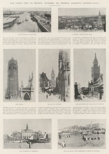 Tsarene besøker Frankrike, Dunkerque, Hans keiserlige Majestys landingssted