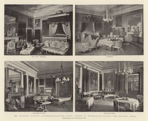 The Diamond Jubilee, overnatting for kongelige gjester på Buckingham Palace, de belgiske rommene