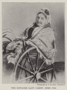 The Dowager Lady Carew, født 1798 av English Photographer