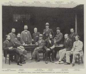 Dreyfus-rettssaken, noen pressekorrespondenter og artister i Rennes av English Photographer