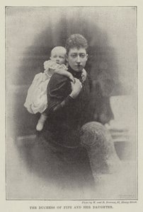 Hertuginnen av Fife og hennes datter av English Photographer