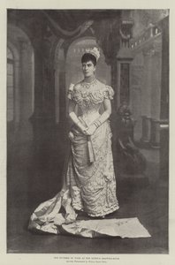 Hertuginnen av York på Queens Drawing-Room