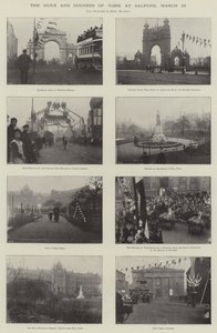 Hertugen og hertuginnen av York i Salford, 25. mars av English Photographer