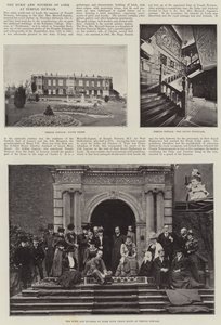 Hertugen og hertuginnen av York ved Temple Newsam