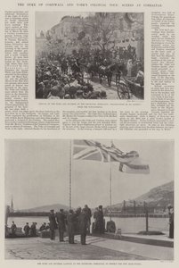 The Duke of Cornwall og Yorks Colonial Tour, Scener på Gibraltar