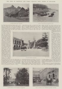 The Duke of Cornwall og Yorks Colonial Tour, scener i Singapore