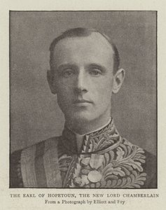 Jarlen av Hopetoun, den nye Lord Chamberlain av English Photographer