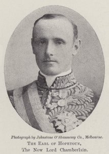 Jarlen av Hopetoun, den nye Lord Chamberlain av English Photographer