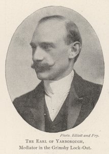 The Earl of Yarborough, mekler i Grimsby Lock-out av English Photographer