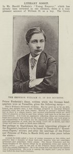 Keiser Vilhelm II i sin guttetid av English Photographer