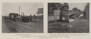 Eksplosjonen av en motorkjele ved Westerfield, nær Ipswich av English Photographer