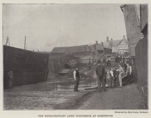 Den ekstraordinære landsynkningen i Northwich av English Photographer