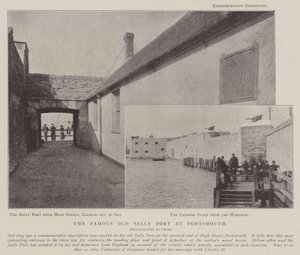 Den berømte gamle Sally Port i Portsmouth av English Photographer