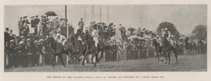 The Finish of the Eclipse Stakes, 19. juli, Epsom Lad vinner med et Head fra Ian av English Photographer