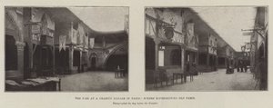 Brann på en veldedighetsbasar i Paris, scener som representerer gamle Paris av English Photographer