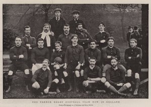 Det franske fotballaget i rugby er nå i England av English Photographer