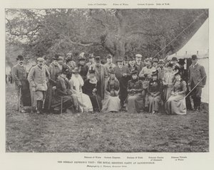 De tyske keiserene besøker, Royal Shooting Party på Sandringham av English Photographer