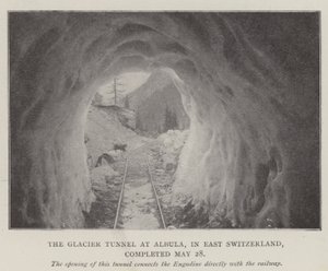 Glacier Tunnel ved Albula, i Øst-Sveits, ble fullført 28. mai av English Photographer
