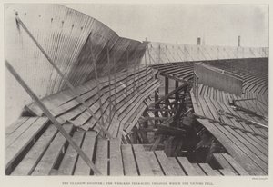 Glasgow-katastrofen, den ødelagte terrassen som ofrene falt gjennom av English Photographer