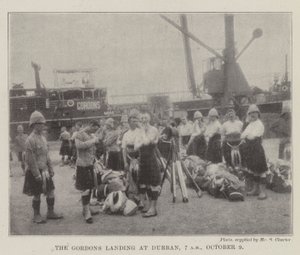 Gordons lander i Durban, 07.00, 9. oktober av English Photographer