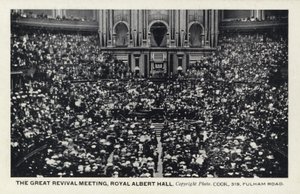 The Great Revival Meeting, Royal Albert Hall, London av English Photographer