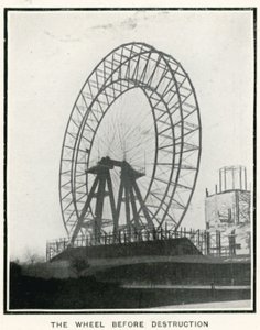 The Great Wheel ved Earls Court, London; fra The Sphere, 13. april 1907 av English Photographer