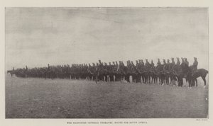 The Hampshire Imperial Yeomanry, på vei til Sør-Afrika av English Photographer