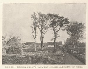 Hjemmet til president McKinleys forfedre, Conagher, nær Ballymoney, Antrim av English Photographer