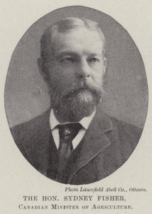 Den ærede Sydney Fisher, kanadisk landbruksminister av English Photographer