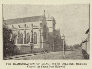Innvielsen av Manchester College, Oxford av English Photographer