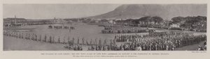 Invasjonen av Cape Colony, New Town Guard of Cape Town samlet 12. januar for inspeksjon av general Brabant av English Photographer