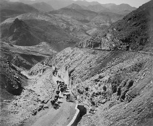 Khyber-passet, North West Frontier of India av English Photographer