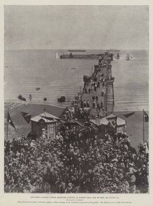 The Kings Cruise, Deres Majesteter lander på Ramsey Pier, Isle of Man, 25. august