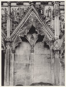 The Lady Chapel, Ely Cathedral: South Side, III (s/hv-bilde) av English Photographer
