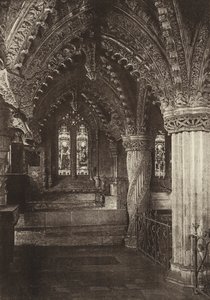 Lady Chapel, Rosslyn Chapel, Midlothian (s/hv-bilde) av English Photographer