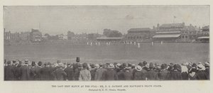 The Last Test Match at the Oval, Mr F S Jackson og Haywards Brave Stand av English Photographer