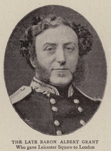 Den avdøde baron Albert Grant av English Photographer