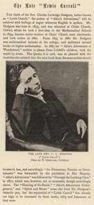 Den avdøde Lewis Carroll av English Photographer