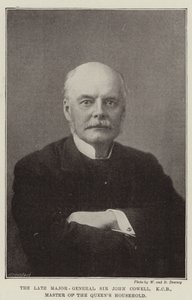 Den avdøde generalmajoren Sir John Cowell, KCB, Master of the Queens Household av English Photographer