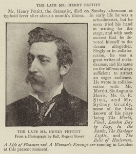 Den avdøde herr Henry Pettitt av English Photographer
