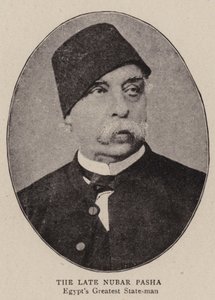 Den sene Nubar Pasha av English Photographer