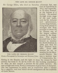 Den avdøde Sir George Elliot av English Photographer
