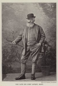 Avdøde Sir John Astley, Baronet av English Photographer