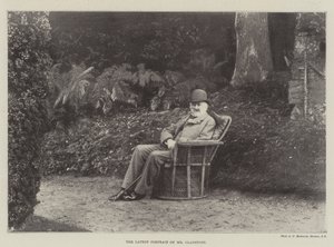 Det siste portrettet av Mr Gladstone av English Photographer