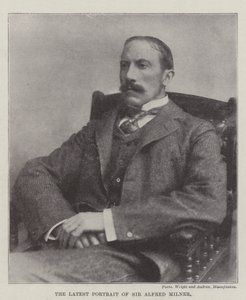 Det siste portrettet av Sir Alfred Milner av English Photographer