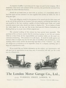 London Motor Garage Co av English Photographer