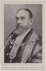 Lord Mayor of London, Alderman Frank Green, som i kraft av sitt embete blir innkalt til First Privy Council of a New Reign av English Photographer