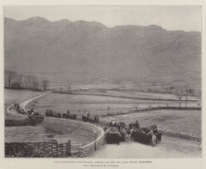 Manchester Waterworks, åpner den nye veien rundt Thirlmere av English Photographer