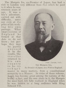 Marquis Ito, tidligere premiere i Japan, på besøk i England av English Photographer