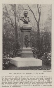 Maupassant-minnesmerket i Rouen av English Photographer